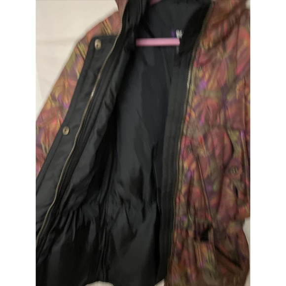 Edelweiss Vintage Women's Skiwear Yellowstone Camouflage Small Hibiscus Jacket - Picture 9 of 12